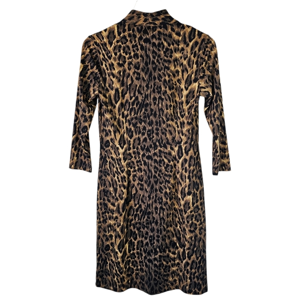 J. McLaughlin Leopard Print Catalina Cloth Dress XS - Picture 2 of 7